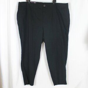 AVA & VIV Black Casual Pants Woman Size 24W High Rise Comfort Waist Skinny NWT